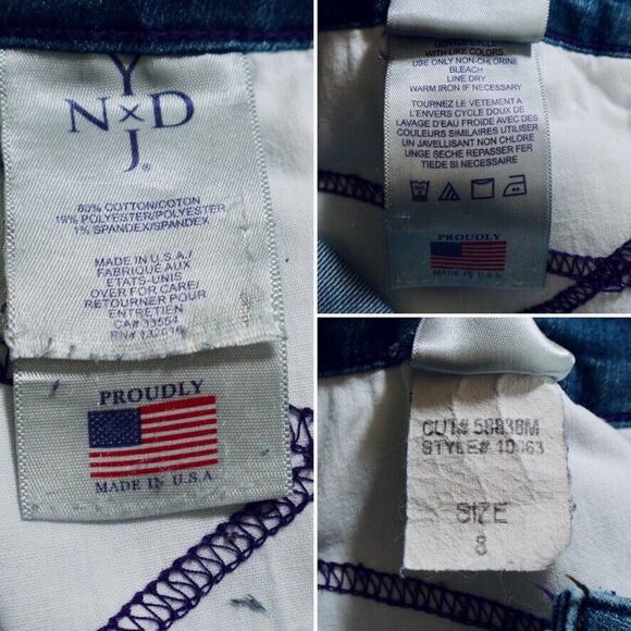 NYDJ Size 8 Marilyn Straight Leg Jeans Mid Rise Medium Blue Wash - Picture 10 of 10